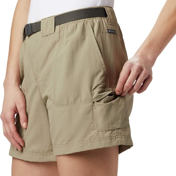 NWT Columbia Quick Dry Cargo Shorts Tan XS - Picture 2 of 5